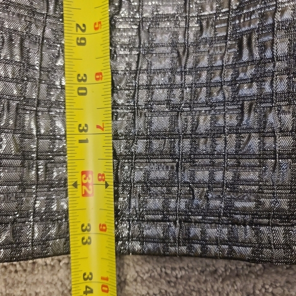 Black Silver Sleeveless Dress UK Size 8 Disco AX Paris - Picture 10 of 10